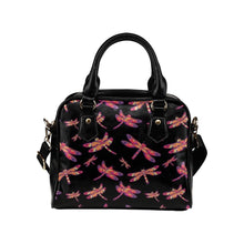 Load image into Gallery viewer, Gathering Noir Shoulder Handbag (Model 1634) Shoulder Handbags (1634) e-joyer 
