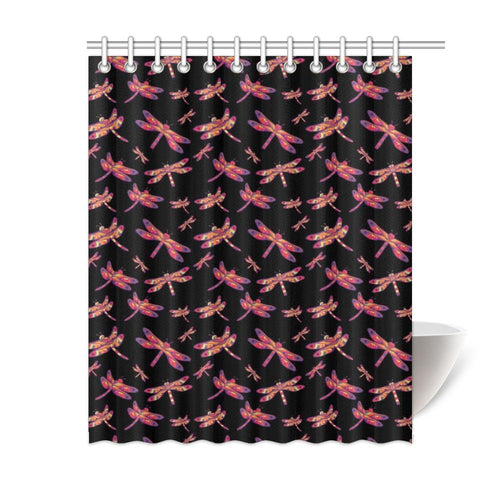 Gathering Noir Shower Curtain 60