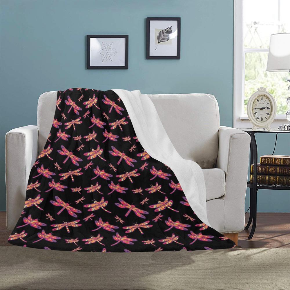 Gathering Noir Ultra-Soft Micro Fleece Blanket 50"x60" Ultra-Soft Blanket 50''x60'' e-joyer 