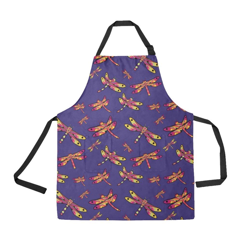 Gathering Purple All Over Print Apron All Over Print Apron e-joyer 