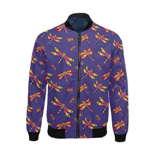 Load image into Gallery viewer, Gathering Purple All Over Print Bomber Jacket for Men (Model H19) Jacket e-joyer 
