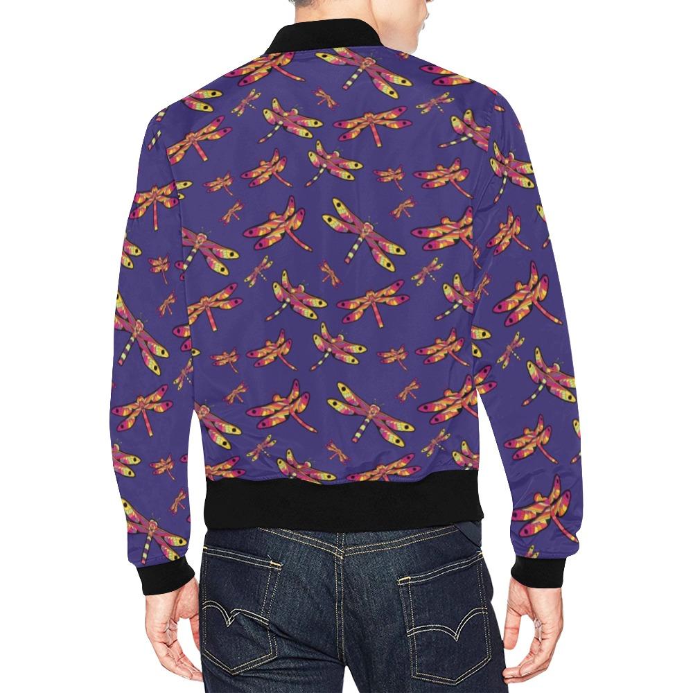 Gathering Purple All Over Print Bomber Jacket for Men (Model H19) Jacket e-joyer 