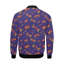 Load image into Gallery viewer, Gathering Purple All Over Print Bomber Jacket for Men (Model H19) Jacket e-joyer 
