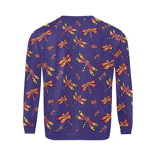 Load image into Gallery viewer, Gathering Purple All Over Print Crewneck Sweatshirt for Men (Model H18) shirt e-joyer 
