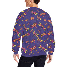 Load image into Gallery viewer, Gathering Purple All Over Print Crewneck Sweatshirt for Men (Model H18) shirt e-joyer 
