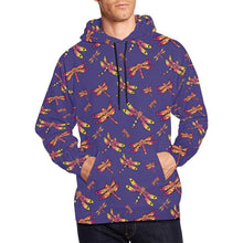 Load image into Gallery viewer, Gathering Purple All Over Print Hoodie for Men (USA Size) (Model H13) All Over Print Hoodie for Men (H13) e-joyer 
