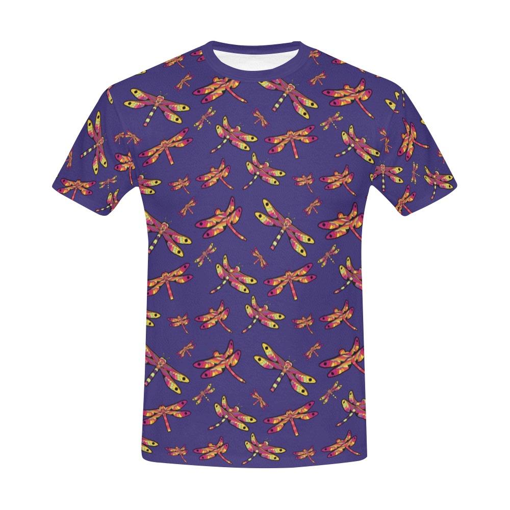 Gathering Purple All Over Print T-Shirt for Men (USA Size) (Model T40) All Over Print T-Shirt for Men (T40) e-joyer 