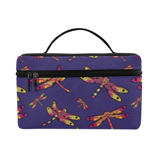 Gathering Purple Cosmetic Bag/Large (Model 1658) bag e-joyer 