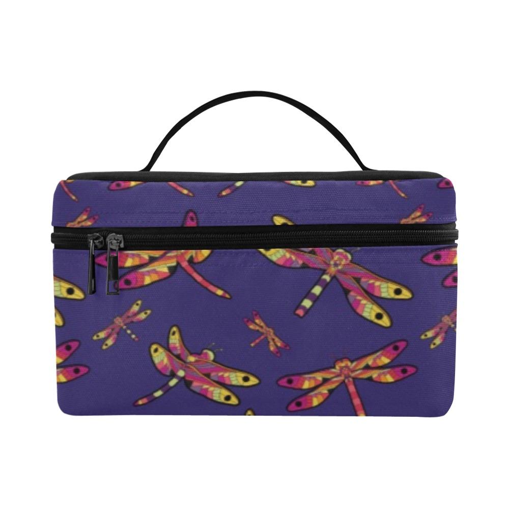 Gathering Purple Cosmetic Bag/Large (Model 1658) bag e-joyer 