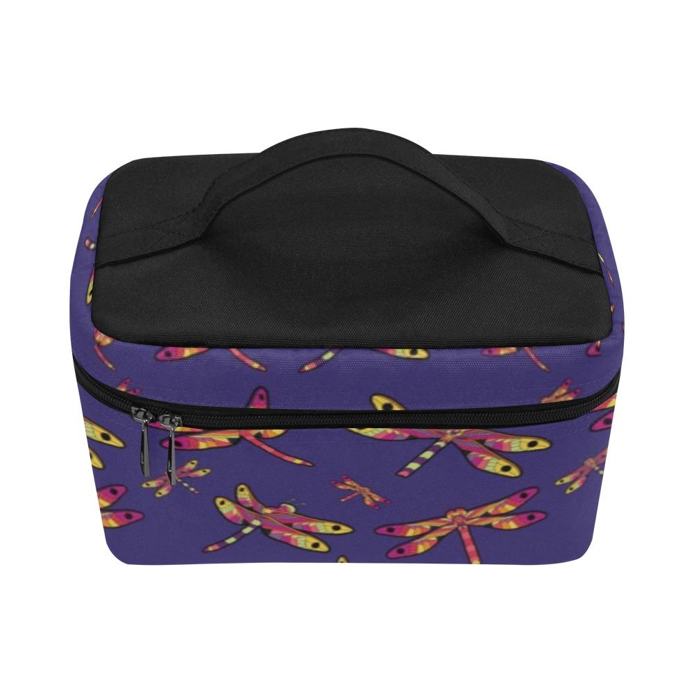 Gathering Purple Cosmetic Bag/Large (Model 1658) bag e-joyer 
