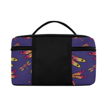 Load image into Gallery viewer, Gathering Purple Cosmetic Bag/Large (Model 1658) bag e-joyer 
