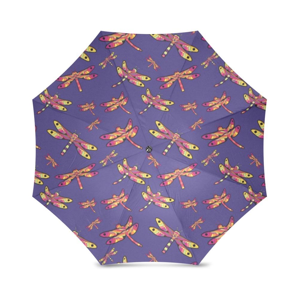 Gathering Purple Foldable Umbrella (Model U01) Foldable Umbrella e-joyer 