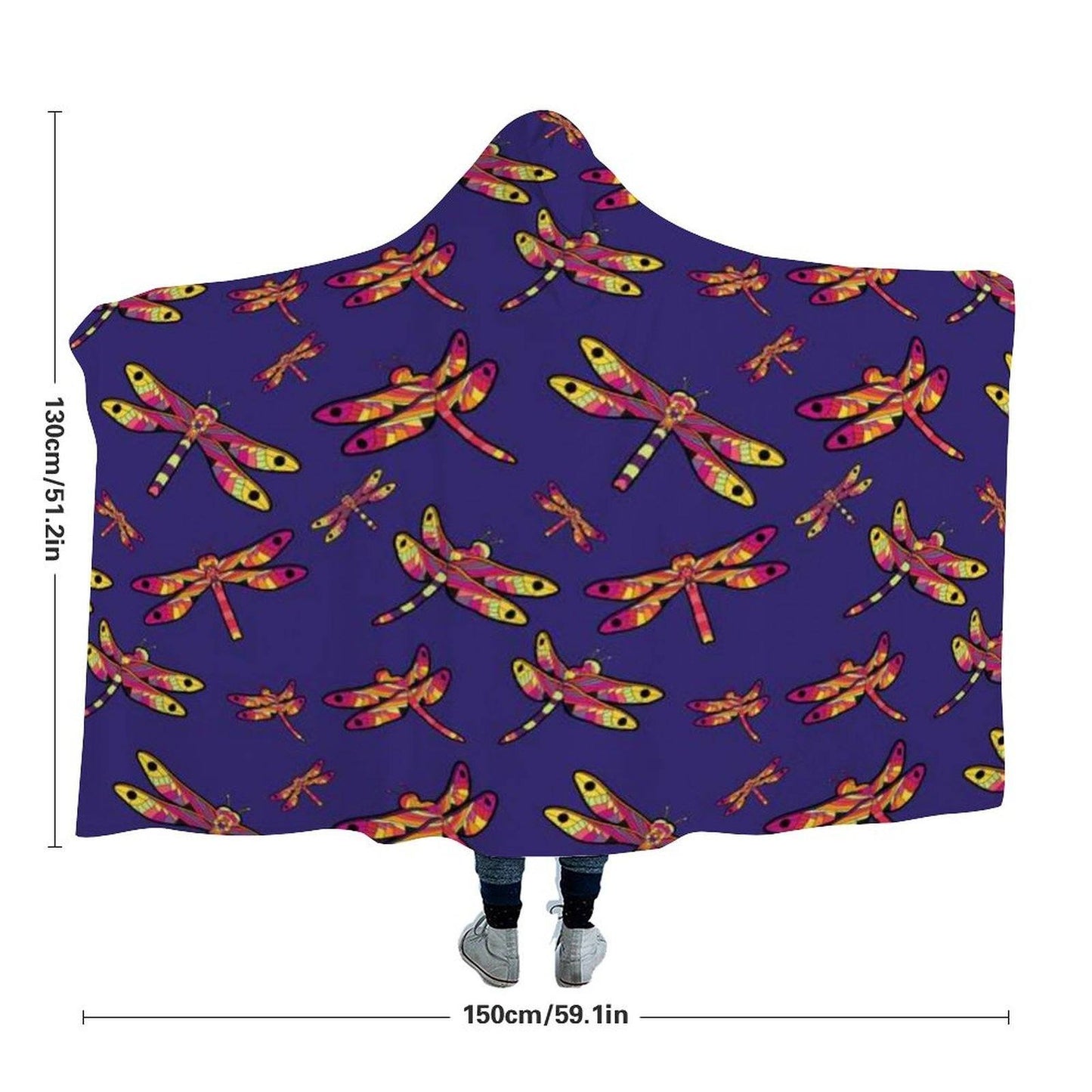 Gathering Purple Hooded Blanket blanket 49 Dzine 