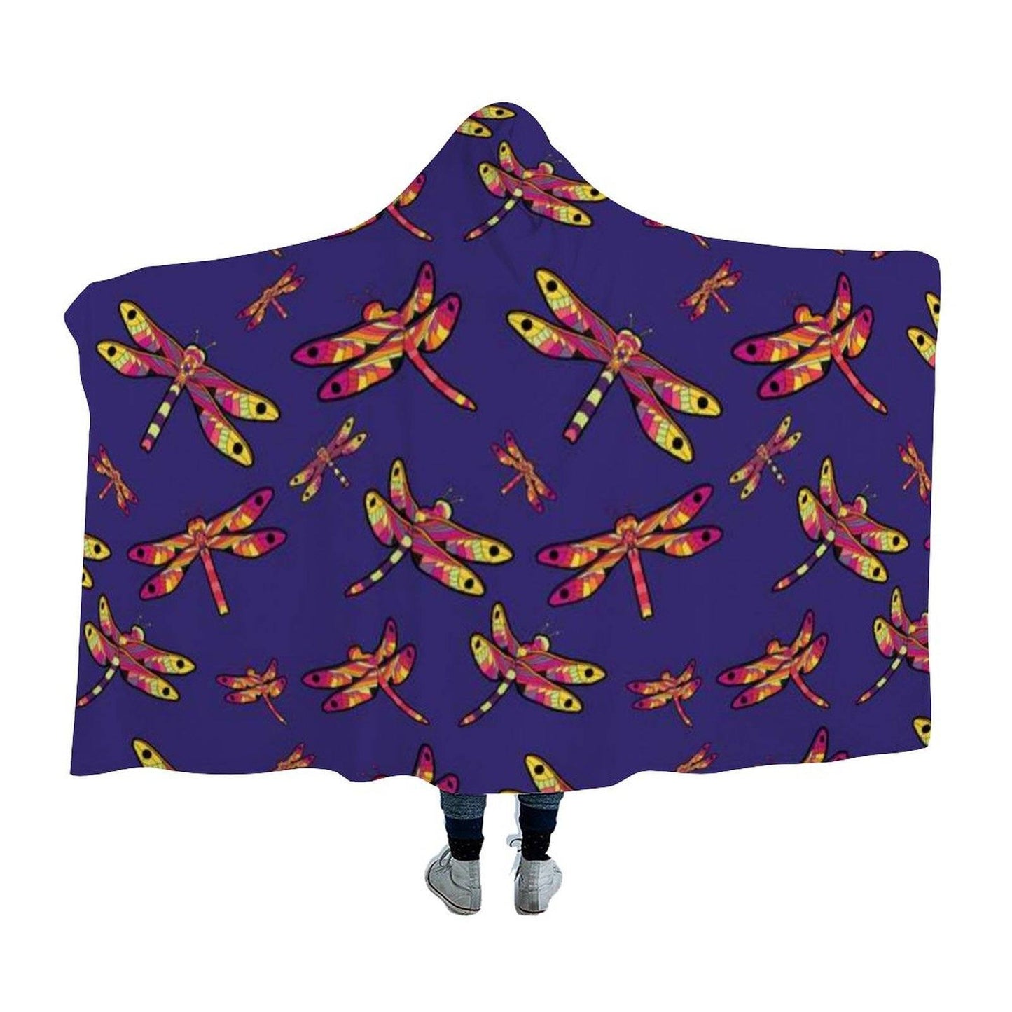 Gathering Purple Hooded Blanket blanket 49 Dzine 