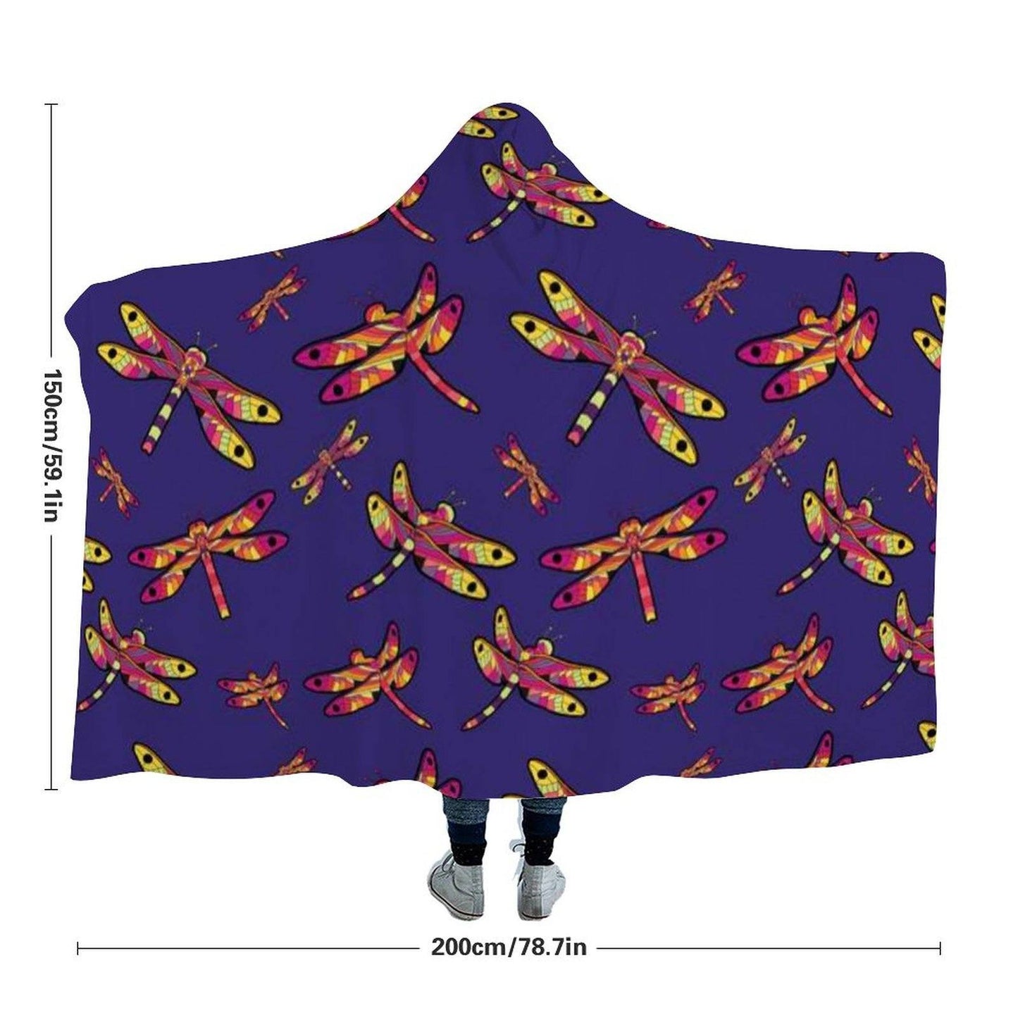 Gathering Purple Hooded Blanket blanket 49 Dzine 