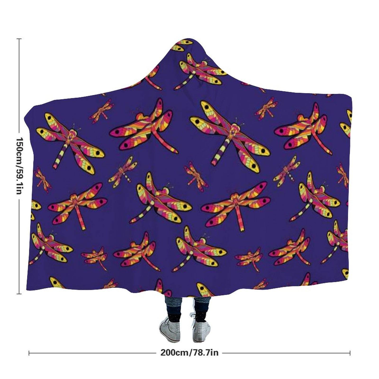 Gathering Purple Hooded Blanket blanket 49 Dzine 
