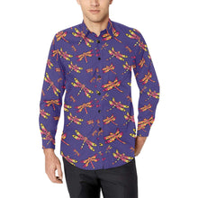 Load image into Gallery viewer, Gathering Purple Men&#39;s All Over Print Casual Dress Shirt (Model T61) Men&#39;s Dress Shirt (T61) e-joyer 
