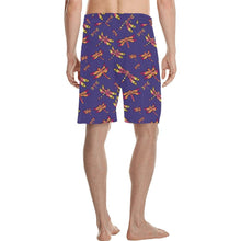 Load image into Gallery viewer, Gathering Purple Men&#39;s All Over Print Casual Shorts (Model L23) Men&#39;s Casual Shorts (L23) e-joyer 
