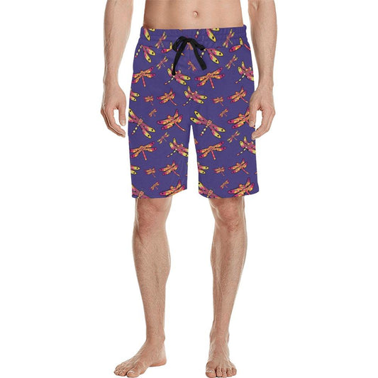 Gathering Purple Men's All Over Print Casual Shorts (Model L23) Men's Casual Shorts (L23) e-joyer 