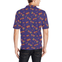 Load image into Gallery viewer, Gathering Purple Men&#39;s All Over Print Polo Shirt (Model T55) Men&#39;s Polo Shirt (Model T55) e-joyer 
