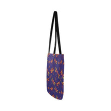 Load image into Gallery viewer, Gathering Purple Reusable Shopping Bag Model 1660 (Two sides) Shopping Tote Bag (1660) e-joyer 
