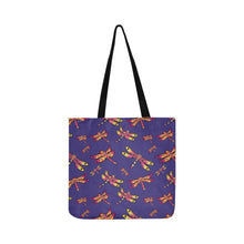 Load image into Gallery viewer, Gathering Purple Reusable Shopping Bag Model 1660 (Two sides) Shopping Tote Bag (1660) e-joyer 
