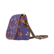 Load image into Gallery viewer, Gathering Purple Saddle Bag/Large (Model 1649) Saddle Bag/Large e-joyer 
