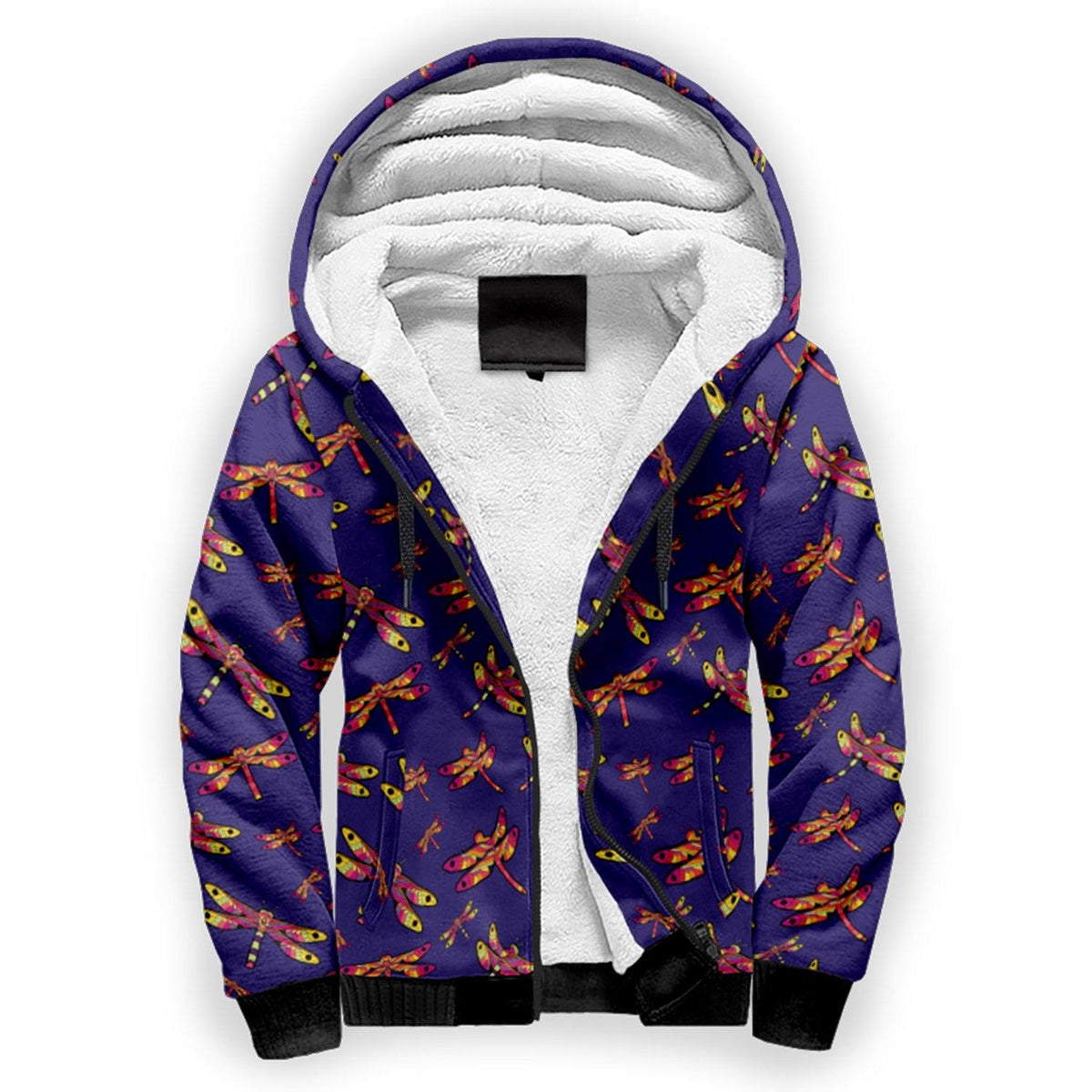 Gathering Purple Sherpa Hoodie by 49 Dzine