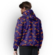 Load image into Gallery viewer, Gathering Purple Sherpa Hoodie hoodie Herman 
