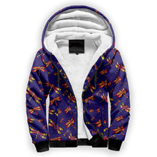 Load image into Gallery viewer, Gathering Purple Sherpa Hoodie hoodie Herman 
