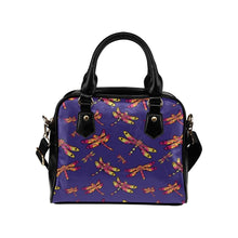 Load image into Gallery viewer, Gathering Purple Shoulder Handbag (Model 1634) Shoulder Handbags (1634) e-joyer 
