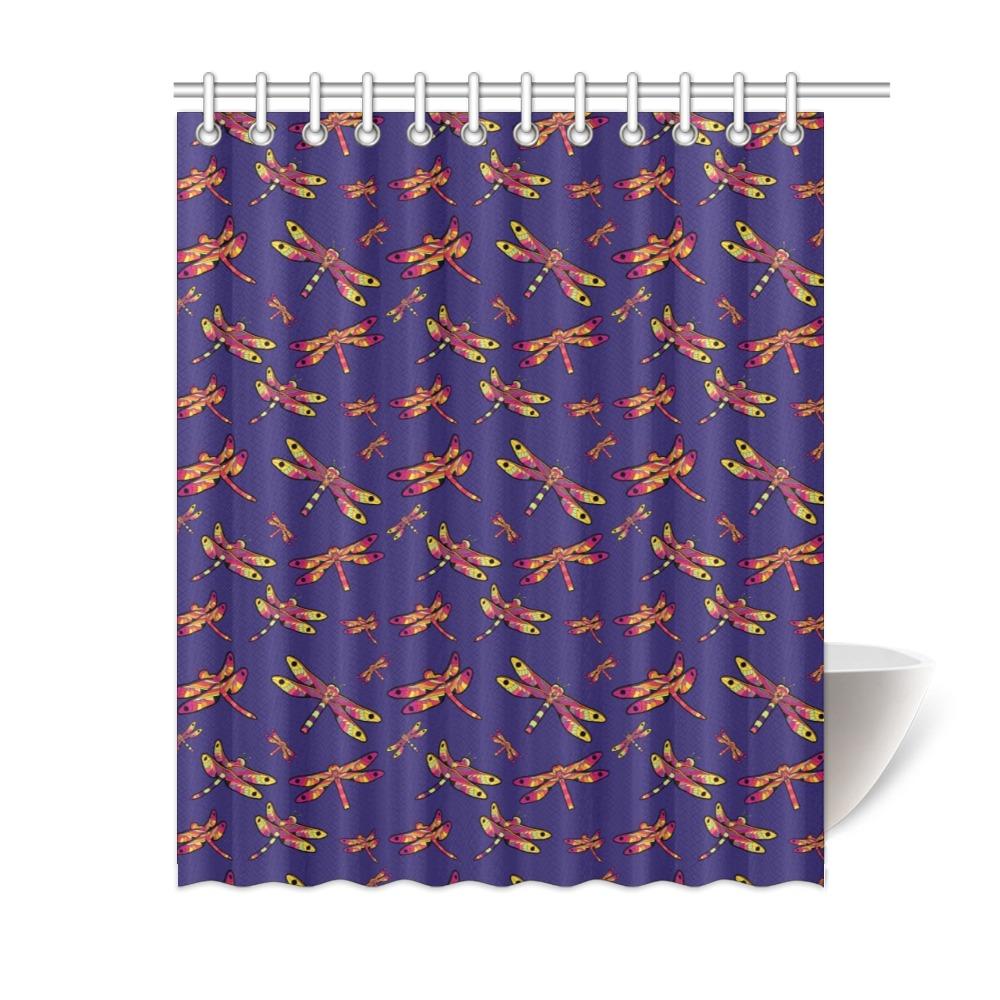 Gathering Purple Shower Curtain 60"x72" Shower Curtain 60"x72" e-joyer 