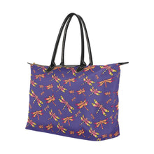 Load image into Gallery viewer, Gathering Purple Single-Shoulder Lady Handbag (Model 1714) bag e-joyer 
