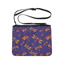 Load image into Gallery viewer, Gathering Purple Slim Clutch Bag (Model 1668) Slim Clutch Bags (1668) e-joyer 
