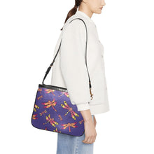 Load image into Gallery viewer, Gathering Purple Small Shoulder Bag (Model 1710) Small Shoulder Bag (1710) e-joyer 
