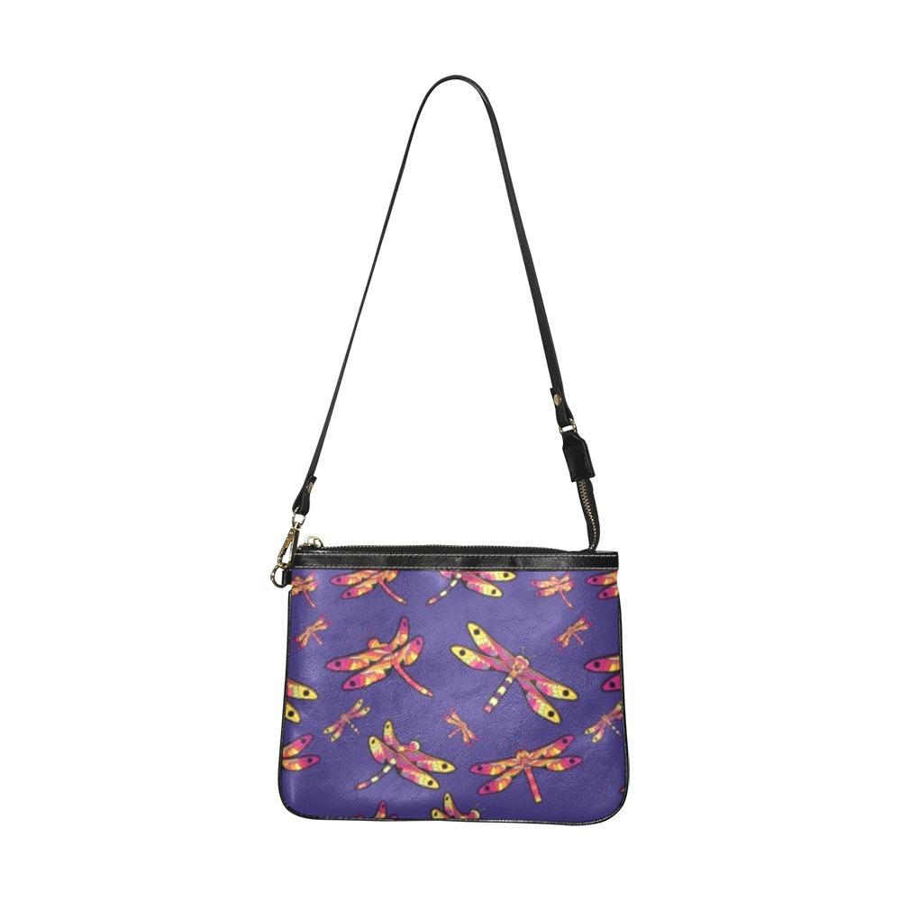 Gathering Purple Small Shoulder Bag (Model 1710) Small Shoulder Bag (1710) e-joyer 
