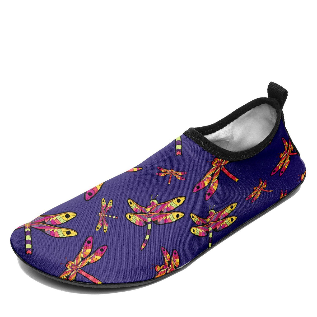 Gathering Purple Sockamoccs – Unisex Slip-On Shoes by 49 Dzine