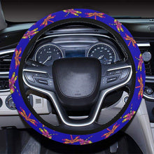 Load image into Gallery viewer, Gathering Purple Steering Wheel Cover with Elastic Edge Steering Wheel Cover with Elastic Edge e-joyer 
