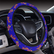 Load image into Gallery viewer, Gathering Purple Steering Wheel Cover with Elastic Edge Steering Wheel Cover with Elastic Edge e-joyer 
