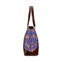 Load image into Gallery viewer, Gathering Purple Tote Handbag (Model 1642) Tote Handbags (1642) e-joyer 
