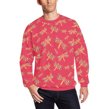 Load image into Gallery viewer, Gathering Rouge All Over Print Crewneck Sweatshirt for Men (Model H18) shirt e-joyer 
