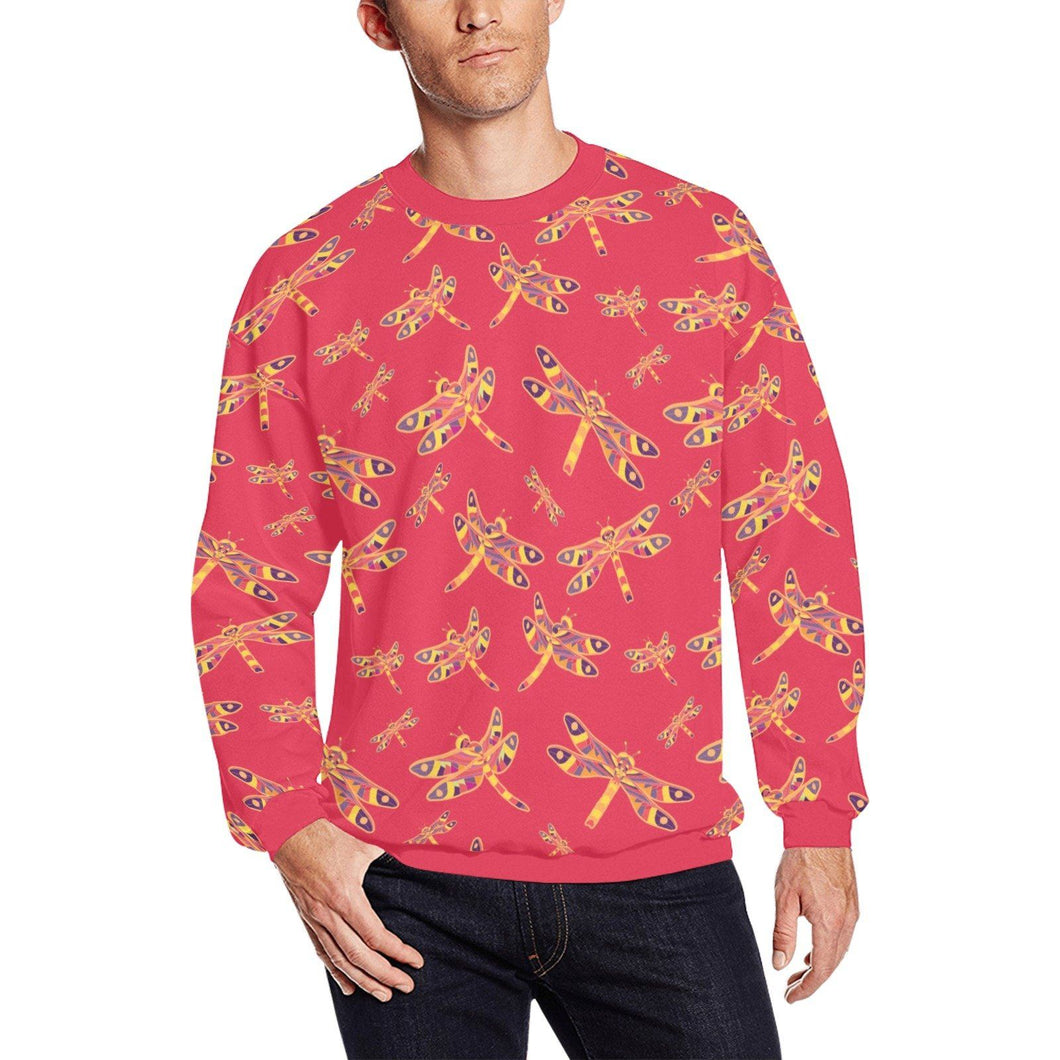 Gathering Rouge All Over Print Crewneck Sweatshirt for Men (Model H18) shirt e-joyer 