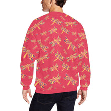 Load image into Gallery viewer, Gathering Rouge All Over Print Crewneck Sweatshirt for Men (Model H18) shirt e-joyer 
