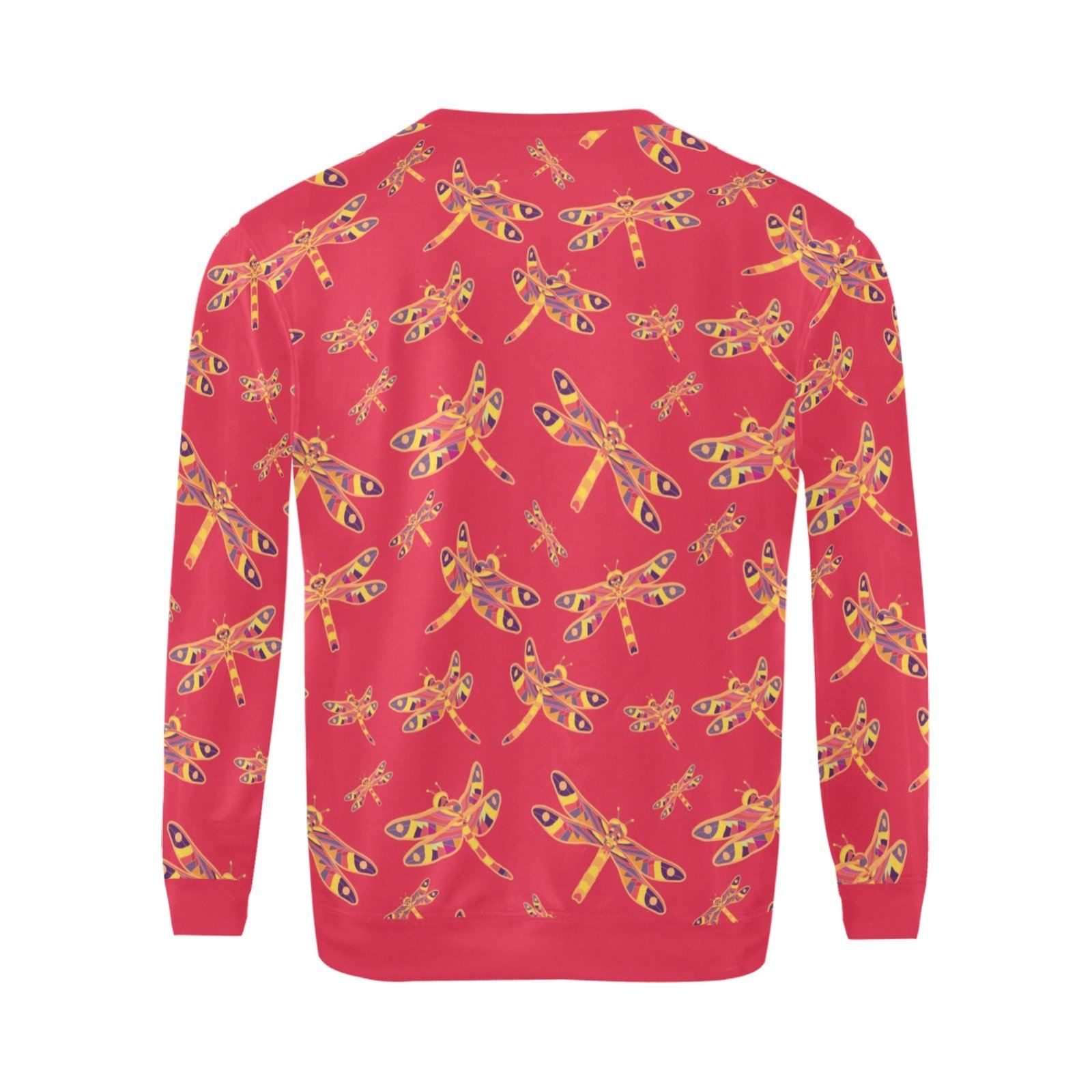 Gathering Rouge All Over Print Crewneck Sweatshirt for Men (Model H18) shirt e-joyer 