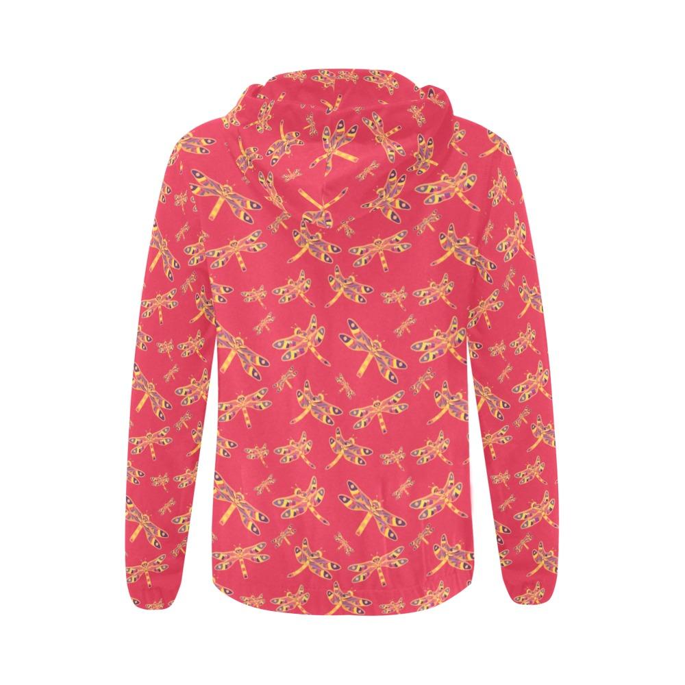 Gathering Rouge All Over Print Full Zip Hoodie for Women (Model H14) All Over Print Full Zip Hoodie for Women (H14) e-joyer 