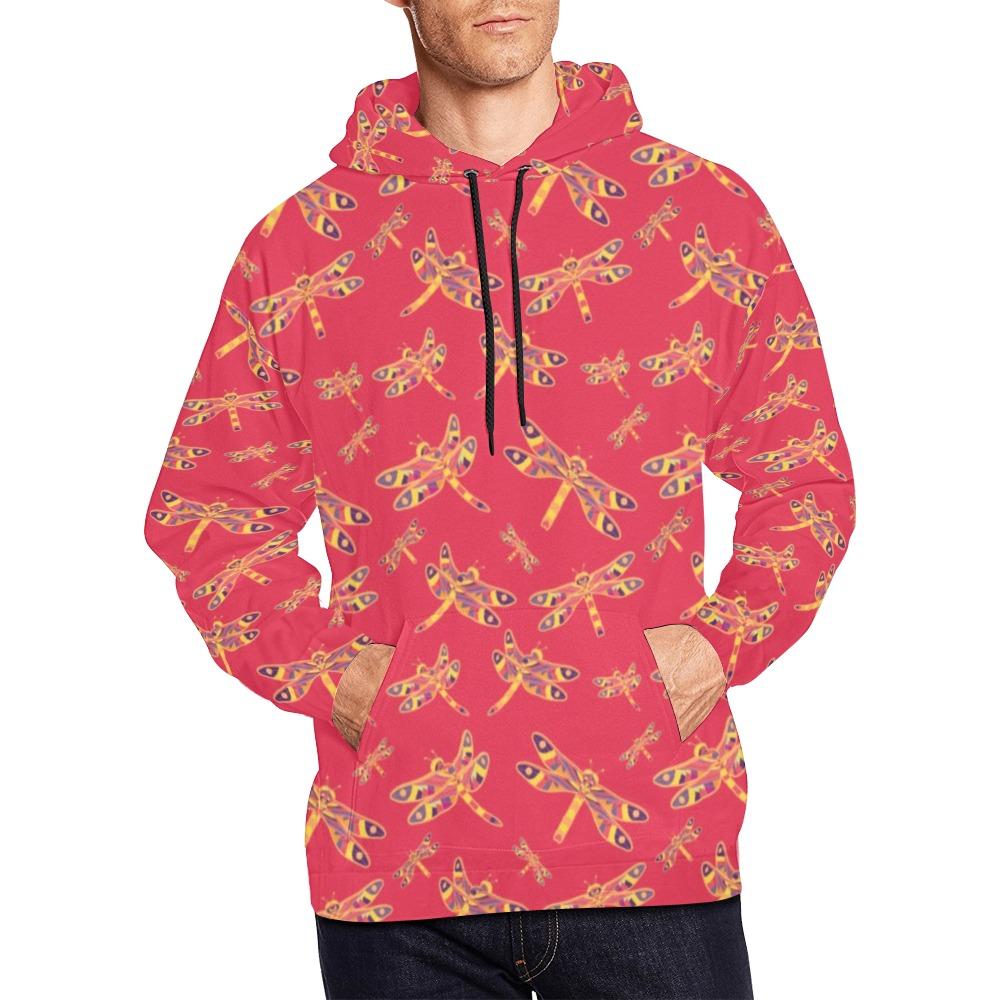 Gathering Rouge All Over Print Hoodie for Men (USA Size) (Model H13) All Over Print Hoodie for Men (H13) e-joyer 
