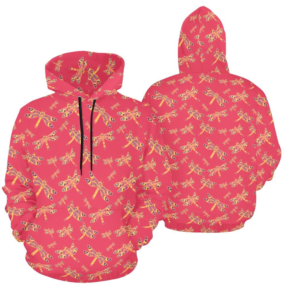 Gathering Rouge All Over Print Hoodie for Women (USA Size) (Model H13) All Over Print Hoodie for Women (H13) e-joyer 
