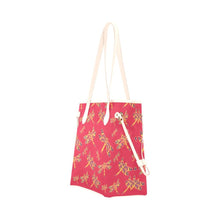 Load image into Gallery viewer, Gathering Rouge Clover Canvas Tote Bag (Model 1661) Clover Canvas Tote Bag (1661) e-joyer 
