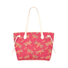 Load image into Gallery viewer, Gathering Rouge Clover Canvas Tote Bag (Model 1661) Clover Canvas Tote Bag (1661) e-joyer 
