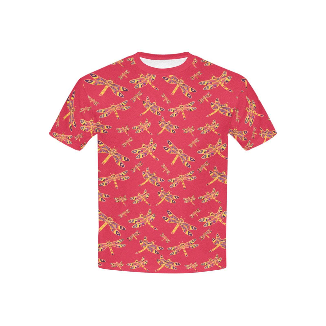 Gathering Rouge Kids' All Over Print T-shirt (USA Size) (Model T40) All Over Print T-shirt for Kid (T40) e-joyer 